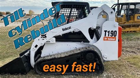 bobcat skid steer lift piston installation|bobcat s185 lift cylinder removal.